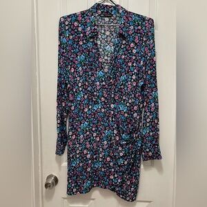 Zara Multicolor Floral Pattern Top